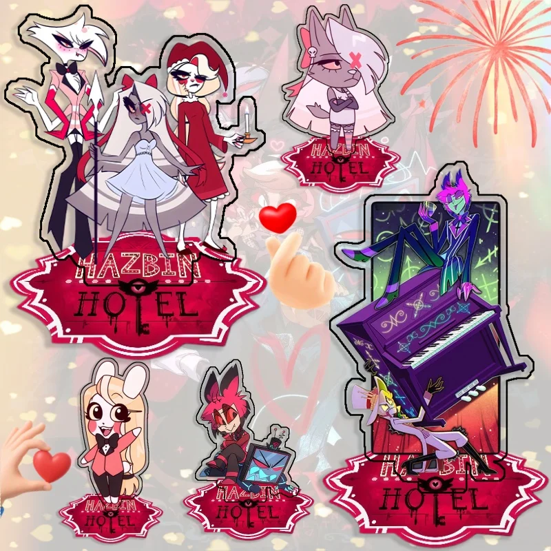 Standing Sign for Hazbin Hotel Charlie Morningstar Vaggie Acrylic Desktop Stand Decorating Self Made Collection Toys Fans Gifts
Standing Sign for Hazbin Hotel Charlie Morningstar Vaggie Acrylic Desktop Stand Decorating Self Made Collection Toys Fans Gifts