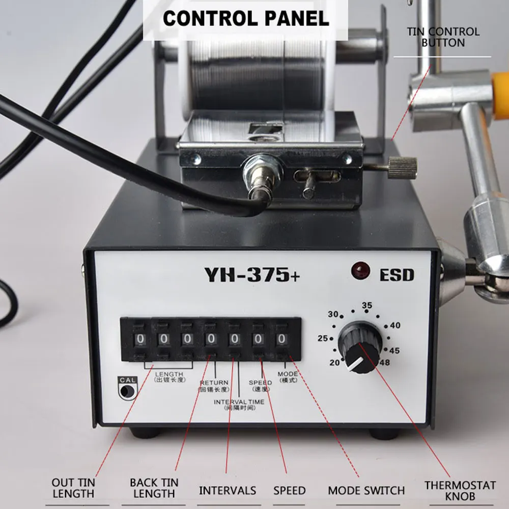 YH-375C Auto Soldering Machine with Handle Pedal,Circuit Board Wick Soldering Machine Handle Out Tin Soldering Machine
YH-375C Auto Soldering Machine with Handle Pedal,Circuit Board Wick Soldering Machine Handle Out Tin Soldering Machine