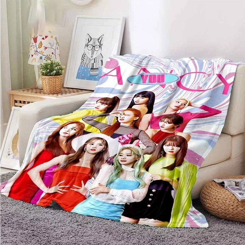 Kpop Blanket TWICE Girl Group fashion Printed Flannel Blanket Gift Sofa Office Bed Warm Blanket Girls Bedroom Bedspread
Kpop Blanket TWICE Girl Group fashion Printed Flannel Blanket Gift Sofa Office Bed Warm Blanket Girls Bedroom Bedspread