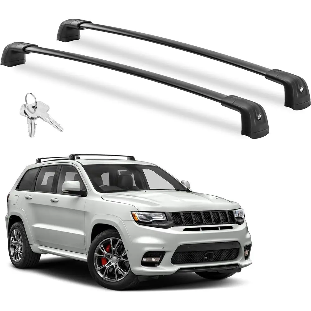 260LBS Lockable Roo Rack Bars or 2011-2022 Grand Cheee Altitude//Trackhawk with Roo Black Moldings, bars with Anti-Thet Locks or
260LBS Lockable Roo Rack Bars or 2011-2022 Grand Cheee Altitude//Trackhawk with Roo Black Moldings, bars with Anti-Thet Locks or