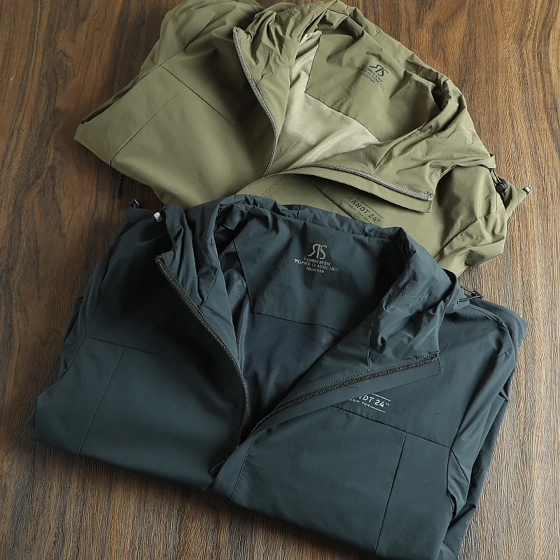 Мужская повседневная куртка с капюшоном для весны и осени, водонепроницаемая, дышащая, с гарантией качества, длинный рукав, приталенный крой
Мужская повседневная куртка с капюшоном для весны и осени, водонепроницаемая, дышащая, с гарантией качества, длинный рукав, приталенный крой