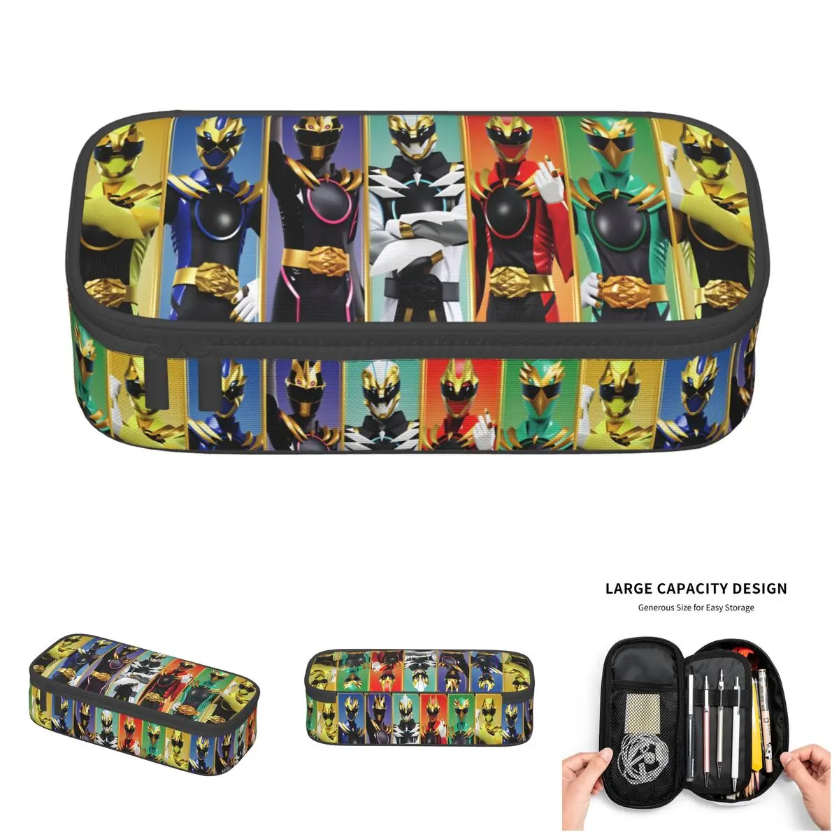 Gozyu Wolf Super Sentai Gozyu Unicorn Pencil Case for Boys Girls Gozyu Eagle Tyranno Large Capacity Pen Bag Box School Supplies
Gozyu Wolf Super Sentai Gozyu Unicorn Pencil Case for Boys Girls Gozyu Eagle Tyranno Large Capacity Pen Bag Box School Supplies