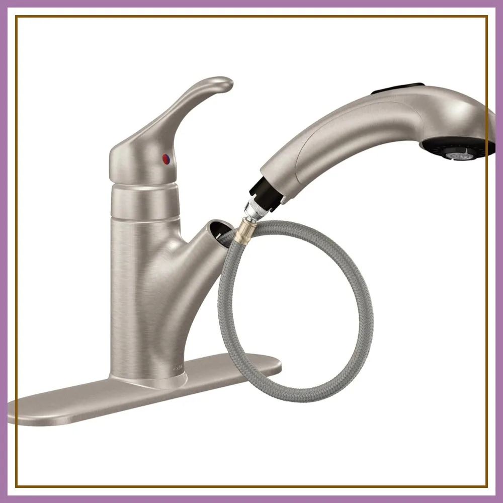 One-Handle Pullout Kitchen or Laundry Faucet with Power Clean, Spot Resist Stainless Finish, CA87316SRS
One-Handle Pullout Kitchen or Laundry Faucet with Power Clean, Spot Resist Stainless Finish, CA87316SRS