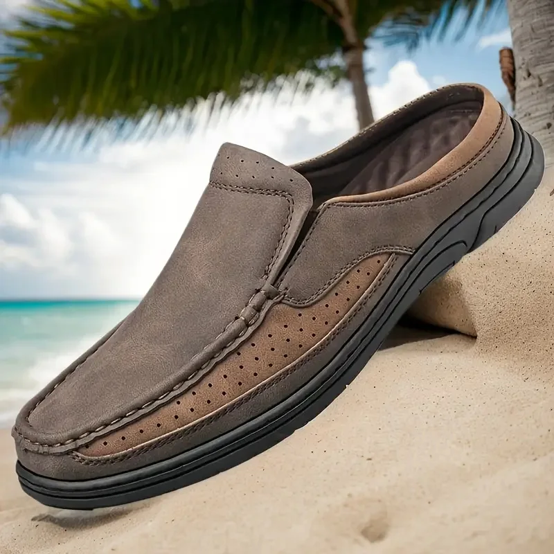 Men Shoes Summer Baotou Half Slippers High Quality Cow Leather Casual Slippers Lightweight Comfort Driving Shoes Large Size39-48
Men Shoes Summer Baotou Half Slippers High Quality Cow Leather Casual Slippers Lightweight Comfort Driving Shoes Large Size39-48