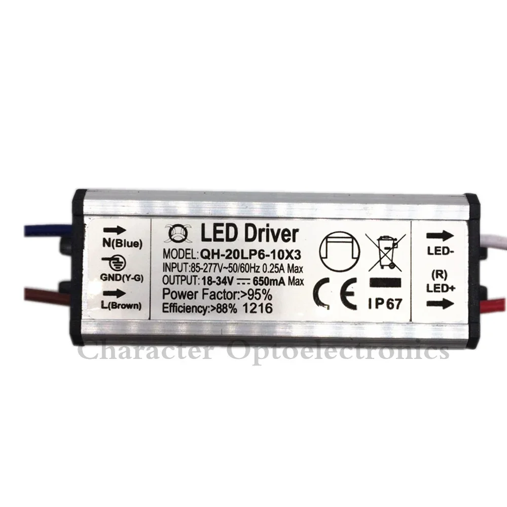 1pcs/lot 6-10x3w 20W LED Driver DC18-34v 650mA Power Supply Waterproof IP67 Constant Current Driver For FloodLight
1pcs/lot 6-10x3w 20W LED Driver DC18-34v 650mA Power Supply Waterproof IP67 Constant Current Driver For FloodLight