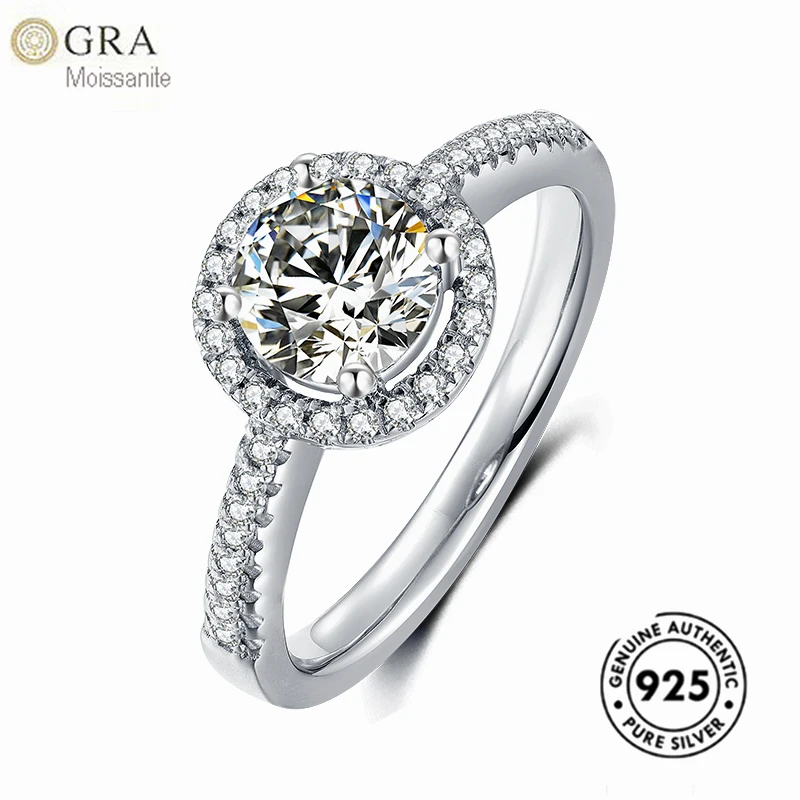 Latest Wedding Ring Designs 1Ct Gra Moissanite Diamond Fine Jewelry Ready To Ship
Latest Wedding Ring Designs 1Ct Gra Moissanite Diamond Fine Jewelry Ready To Ship