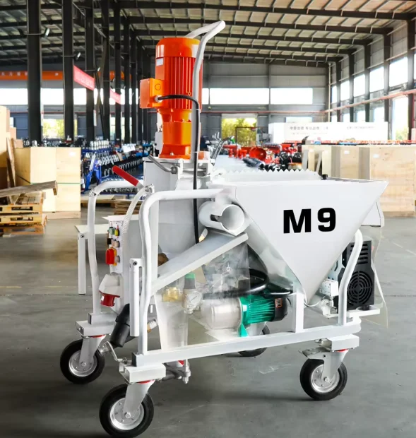 Portable Wall Plastering Machine Gypsum Spraying Machine Cement Plaster Machine for Ceiling and Wall Mortar Spraying Projects
Portable Wall Plastering Machine Gypsum Spraying Machine Cement Plaster Machine for Ceiling and Wall Mortar Spraying Projects