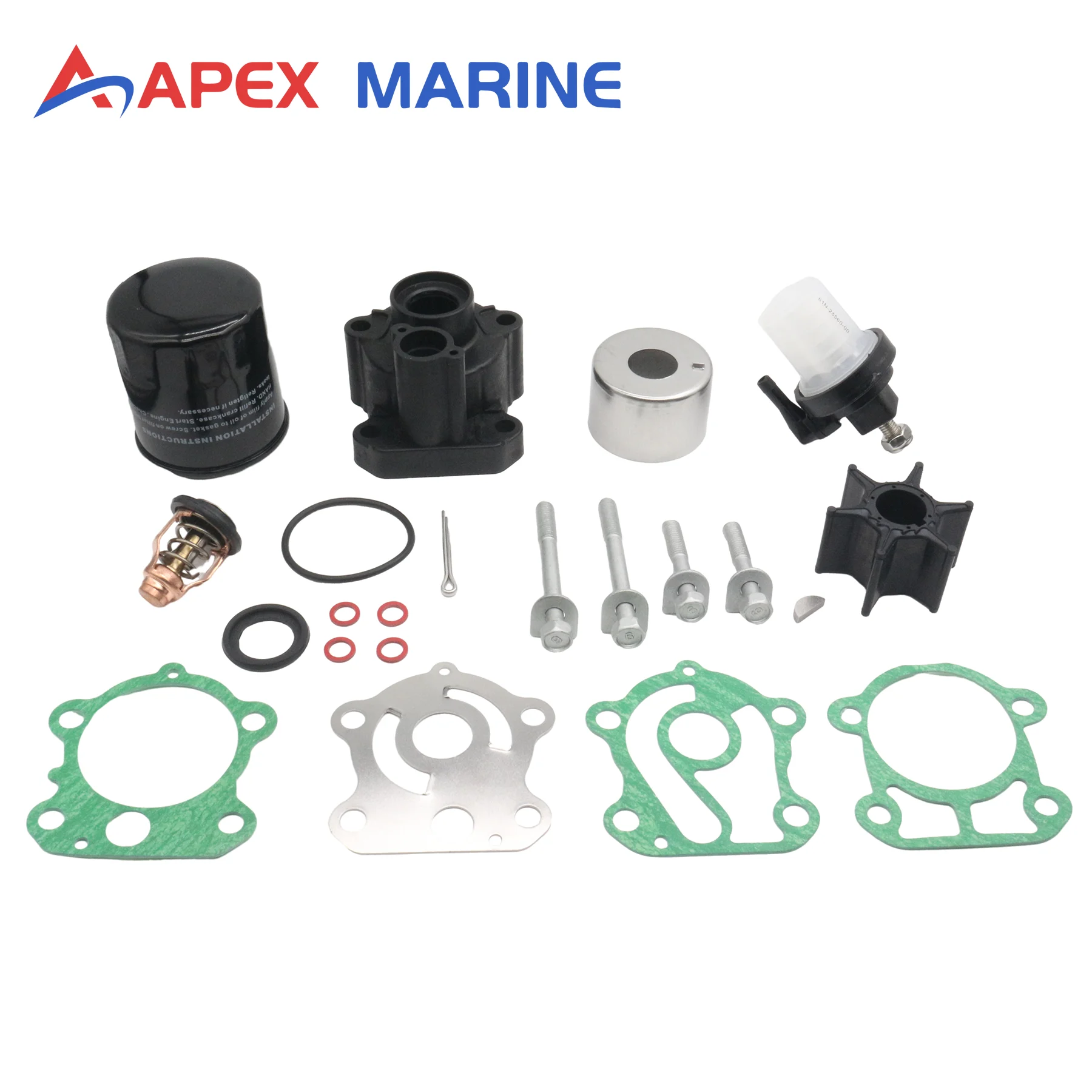 67F-W0078-00 Maintenance Kit W/ Thermostat Fits for Yamaha 4 Stroke 80 100HP F80A F100A Marine Outboard Motor Sierra 18-3451
67F-W0078-00 Maintenance Kit W/ Thermostat Fits for Yamaha 4 Stroke 80 100HP F80A F100A Marine Outboard Motor Sierra 18-3451