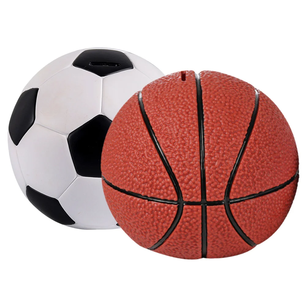 2Pcs Football Savings Bank for Kids Cute Sports Piggy Bank with Wide Slot Shatterproof Vinyl Material for Toddlers Boys
2Pcs Football Savings Bank for Kids Cute Sports Piggy Bank with Wide Slot Shatterproof Vinyl Material for Toddlers Boys