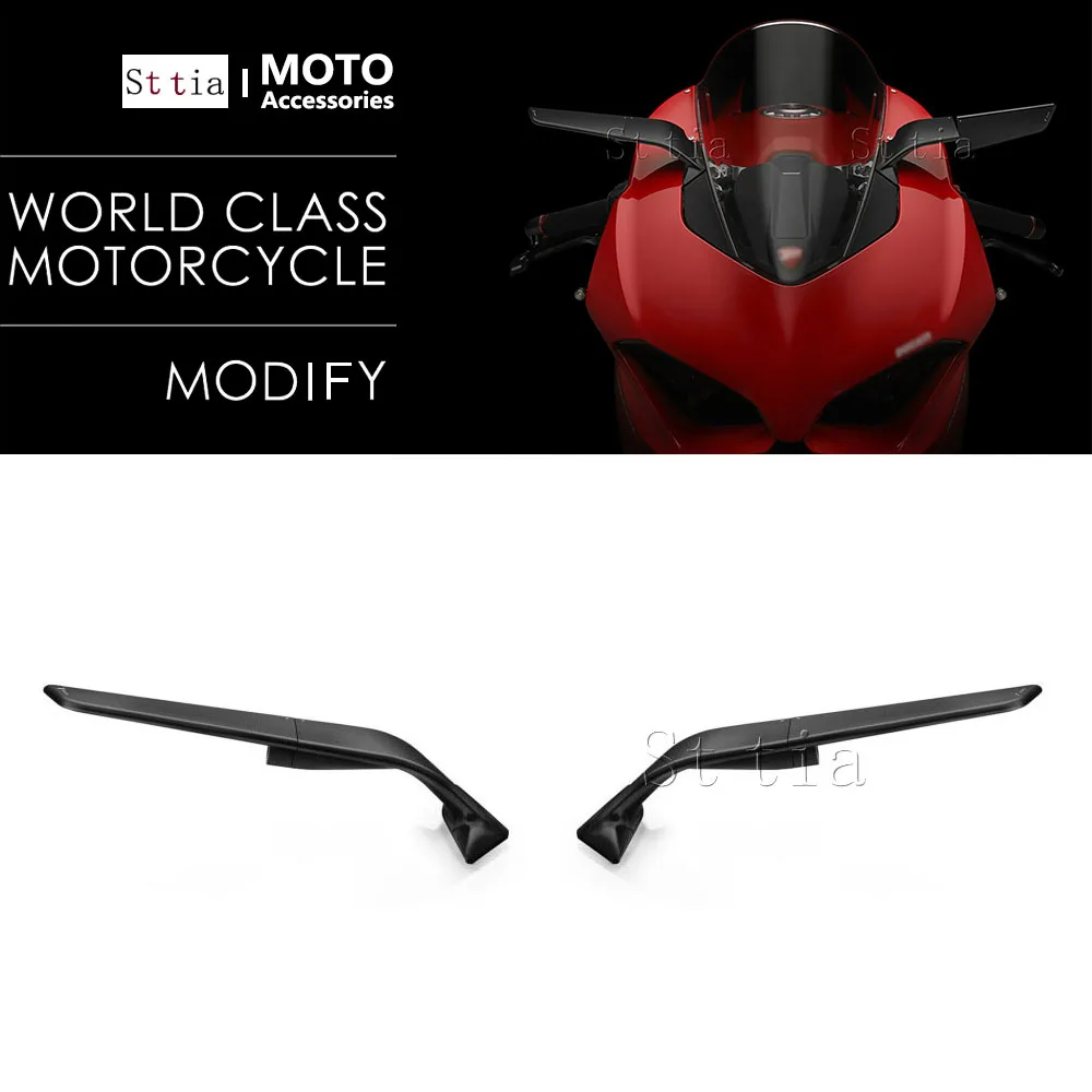 Motorcycle Rearview Mirror For Ducati Panigale V2 V4 2019-2024 Stealth Sport Winglet Mirror Kits Adjustable Stealth Mirrors V2V4
Motorcycle Rearview Mirror For Ducati Panigale V2 V4 2019-2024 Stealth Sport Winglet Mirror Kits Adjustable Stealth Mirrors V2V4
