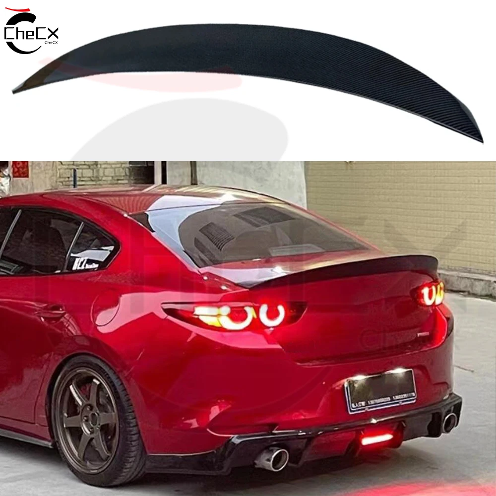 For 2020-2024 Mazda 3 Axela High Quality Fiberglass Material Rear Spoiler Trunk Lid DHK Style Bright Black Spoiler Tail
For 2020-2024 Mazda 3 Axela High Quality Fiberglass Material Rear Spoiler Trunk Lid DHK Style Bright Black Spoiler Tail