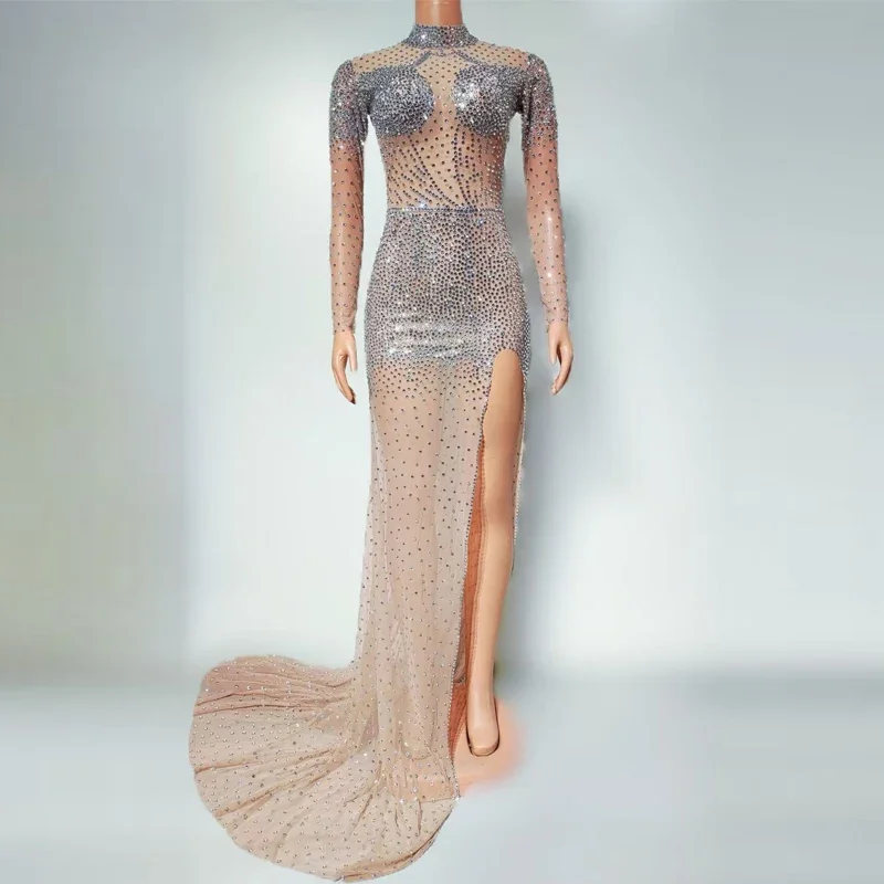 Rhinestones Evening Dresses Bar Ds Dj Gogo Dance Costume Festival Outfit Stage Catwalk Party Dress
Rhinestones Evening Dresses Bar Ds Dj Gogo Dance Costume Festival Outfit Stage Catwalk Party Dress