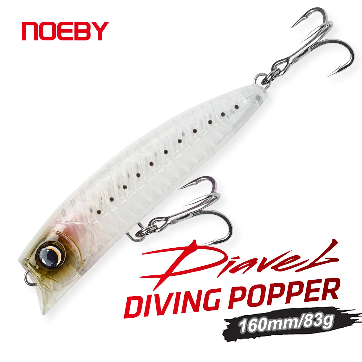 NOEBY Popper Fishing Lure 160mm 85g Diavel Diving Surface Saltwater Offshore Inshore Hard Bait GT Tuna Popper Fishing Lures
NOEBY Popper Fishing Lure 160mm 85g Diavel Diving Surface Saltwater Offshore Inshore Hard Bait GT Tuna Popper Fishing Lures