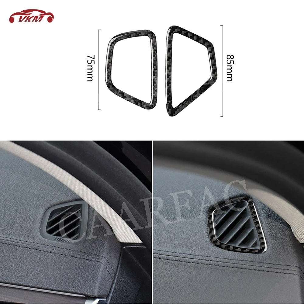 Carbon Fiber Car Air Conditioning Outlet Air Vent Trim Frame Cover Sticker For BMW 5 Series G30 Car Accessories
Carbon Fiber Car Air Conditioning Outlet Air Vent Trim Frame Cover Sticker For BMW 5 Series G30 Car Accessories