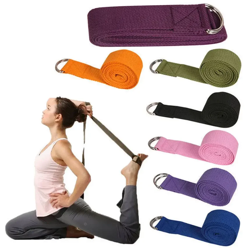 180cm Sport Yoga Strap Durable Cotton Exercise Straps Adjustable D-ring Buckle Gives Flexibility For Yoga Stretching Pilates
180cm Sport Yoga Strap Durable Cotton Exercise Straps Adjustable D-ring Buckle Gives Flexibility For Yoga Stretching Pilates
