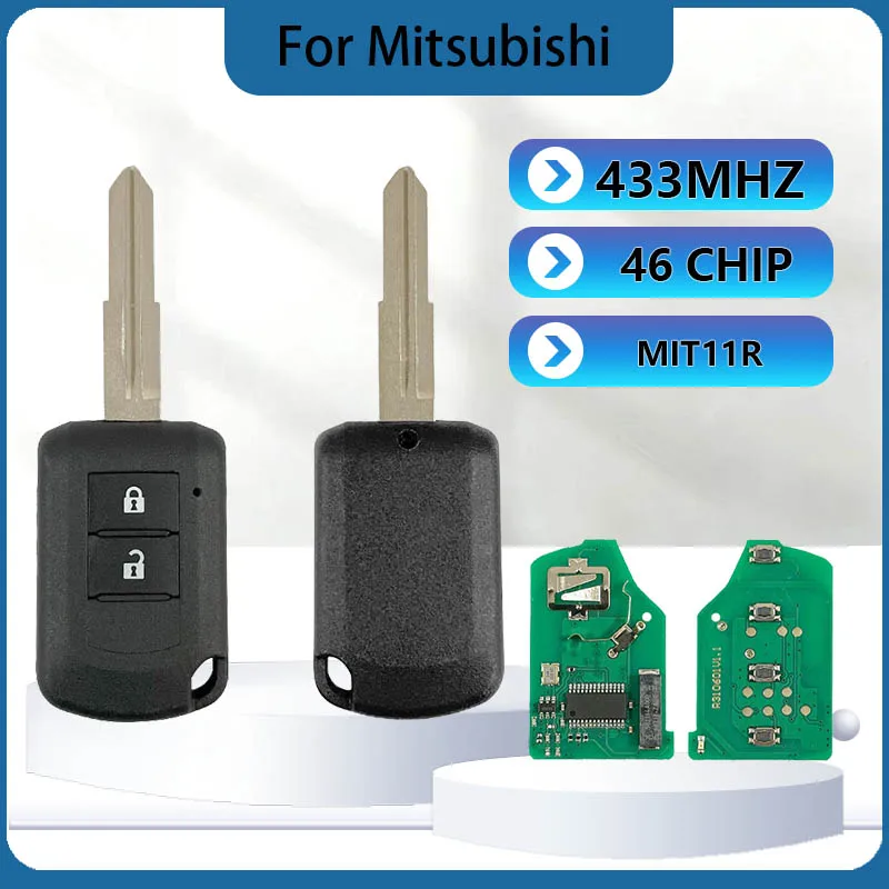CN011028 Aftermarket Smart Key 2 Buttons 433MHZ 46 Chip FCC MIT11R 6370B941 Keyless Go For Mitsubishi Outlander ASX 2016-2017
CN011028 Aftermarket Smart Key 2 Buttons 433MHZ 46 Chip FCC MIT11R 6370B941 Keyless Go For Mitsubishi Outlander ASX 2016-2017