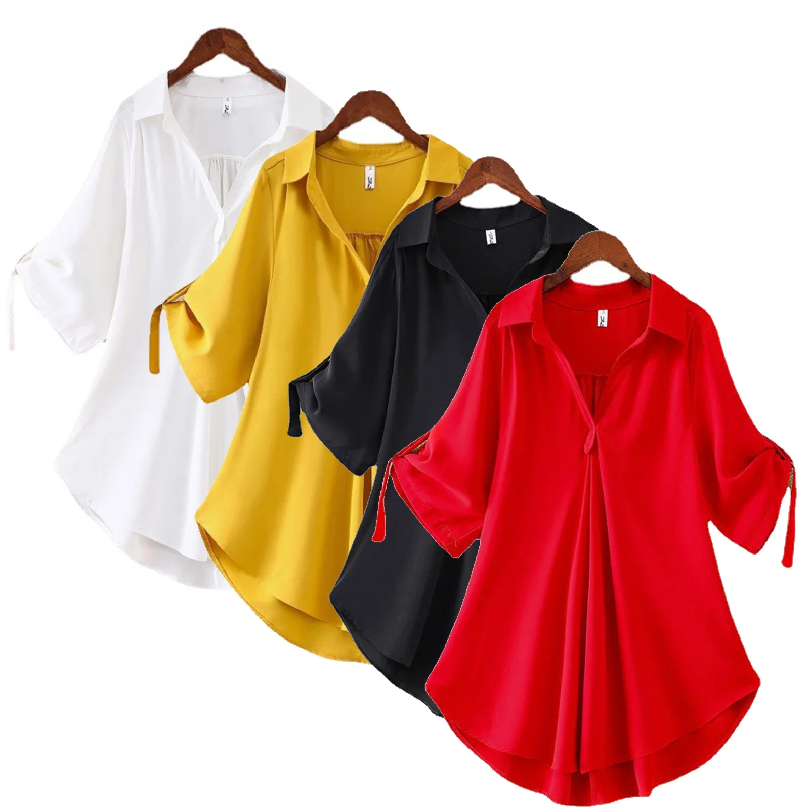 Chic Plus Size Tops For Women Summer Tunic 2023 Fashion Solid Casual Blouse Women White Ladies Top Loose Shirts camisa mujer
Chic Plus Size Tops For Women Summer Tunic 2023 Fashion Solid Casual Blouse Women White Ladies Top Loose Shirts camisa mujer