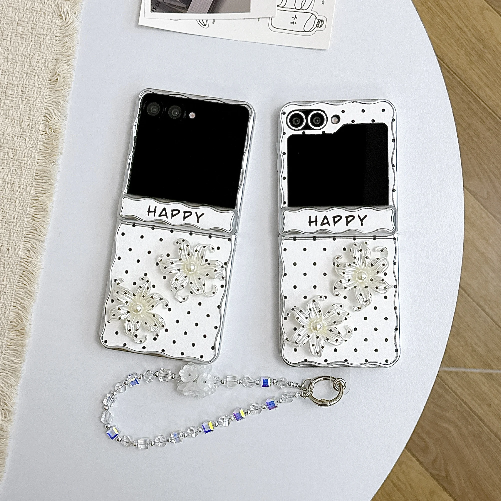 Back Cover For Samsung Galaxy Z Flip 5 6 7 Case Polka Dot Star Lily Flower Bracelet Wristband Chain Shockproof Phone Case
Back Cover For Samsung Galaxy Z Flip 5 6 7 Case Polka Dot Star Lily Flower Bracelet Wristband Chain Shockproof Phone Case