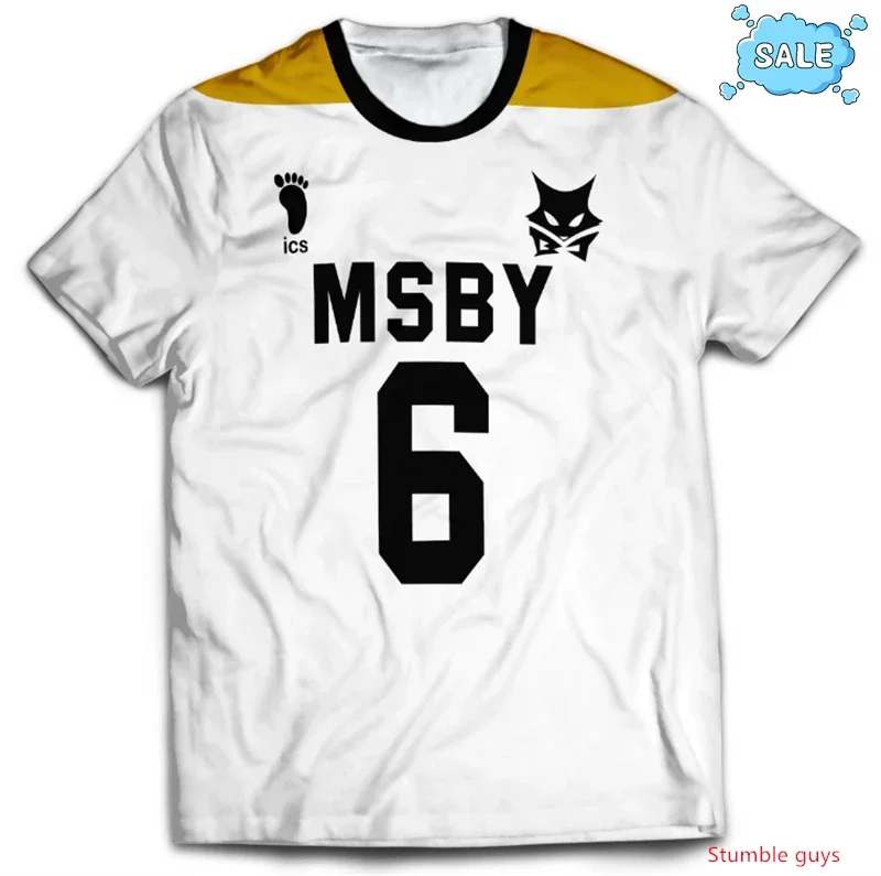 Men Sportswear Haikyuu Anime Nekoma Jersey T-shirt Kuroo Tetsurou Kozume High School Volleyball Cosplay Kids Boys Clothes Tee
Men Sportswear Haikyuu Anime Nekoma Jersey T-shirt Kuroo Tetsurou Kozume High School Volleyball Cosplay Kids Boys Clothes Tee