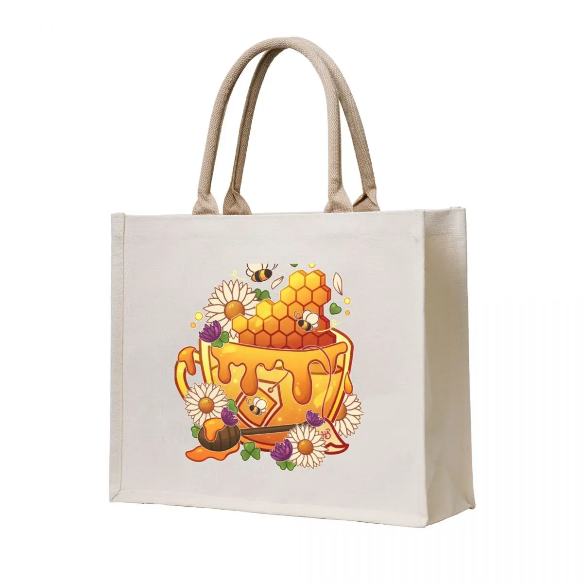 Honeycomb Teacup Tote Bag Cloth bags eco bag folding tote bag custom
Honeycomb Teacup Tote Bag Cloth bags eco bag folding tote bag custom