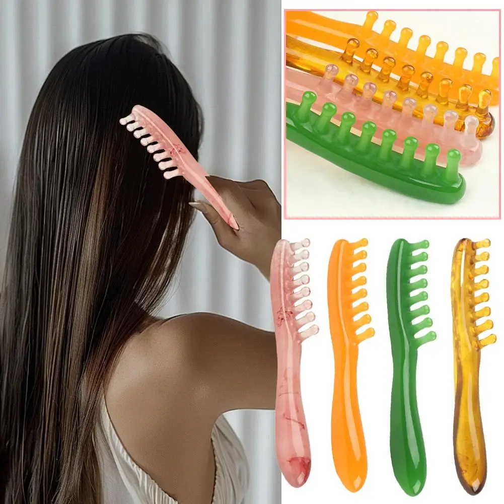 Multifunction Resin Massage Comb Head Scalp Meridian Scraping Long Handle Acupoint Comb Massager Massage Face Arms Comb Thi B7X0
Multifunction Resin Massage Comb Head Scalp Meridian Scraping Long Handle Acupoint Comb Massager Massage Face Arms Comb Thi B7X0