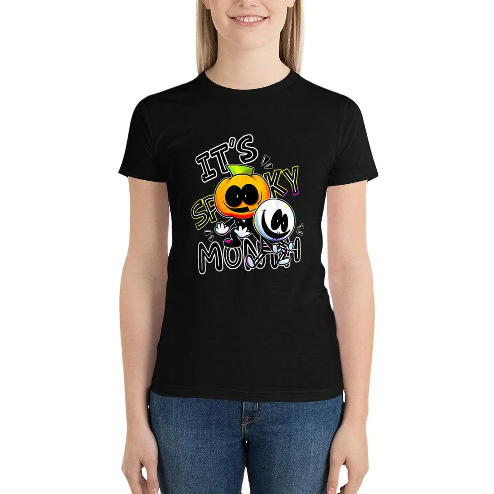 Retro Skid and Pump It's Spooky Month Boys Kids T-Shirt funnys oversized korean Women's clothes
Retro Skid and Pump It's Spooky Month Boys Kids T-Shirt funnys oversized korean Women's clothes