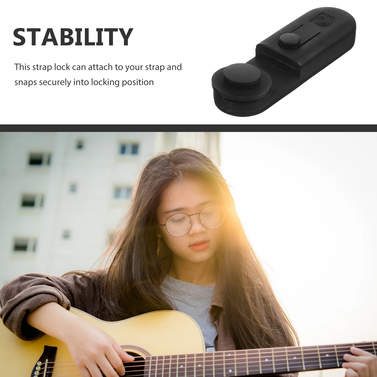 2Pcs Guitar Lock Anti falling Pegs Buttons Plastic Guitar Strap Pegs Stable Secure Attachment for Electric Bass
2Pcs Guitar Lock Anti falling Pegs Buttons Plastic Guitar Strap Pegs Stable Secure Attachment for Electric Bass