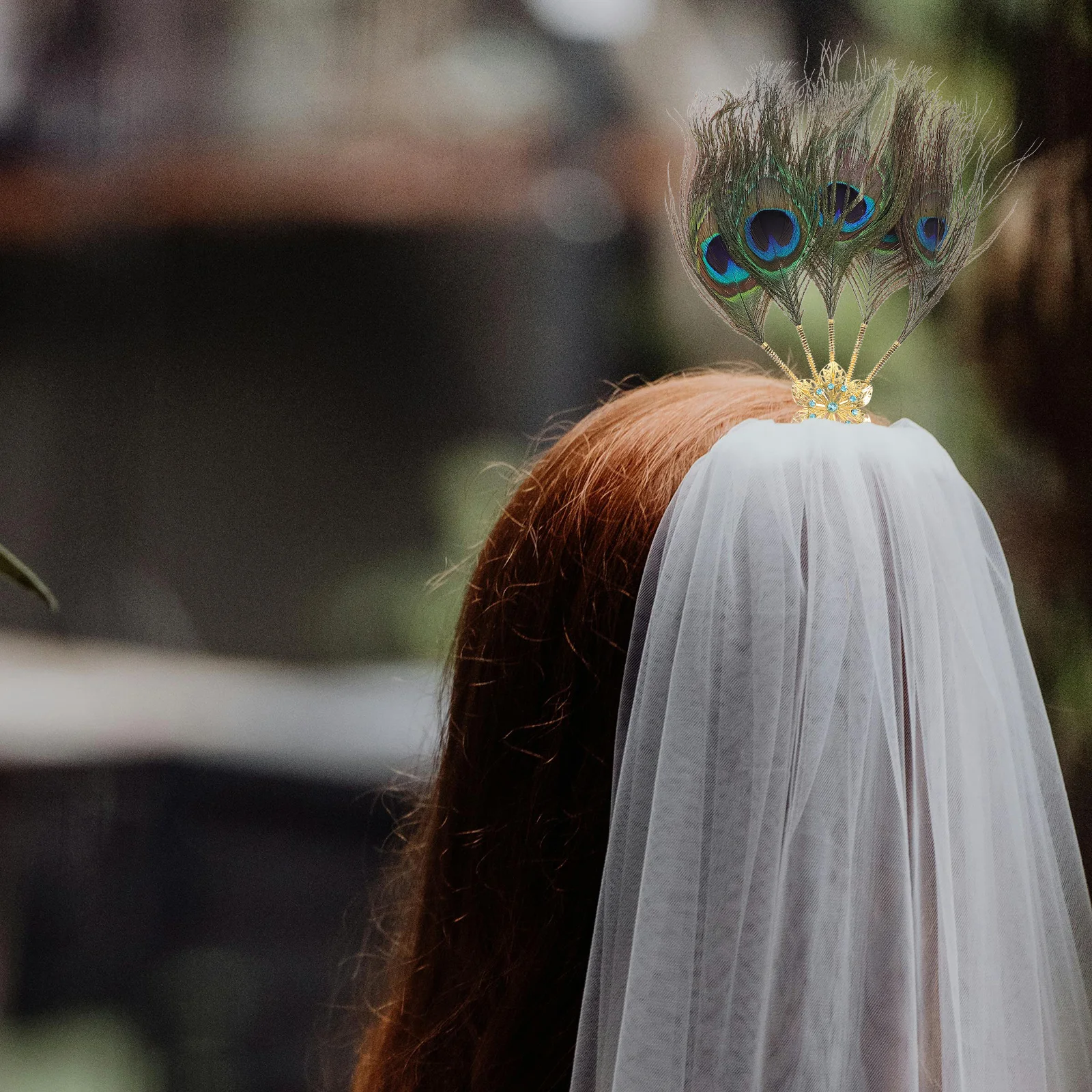 Vintage Peacock Plume Hair Stick Ethnic Design Hairpin Wedding Evening Party Hair Accessories Peacock Headpiece for Women 
Vintage Peacock Plume Hair Stick Ethnic Design Hairpin Wedding Evening Party Hair Accessories Peacock Headpiece for Women