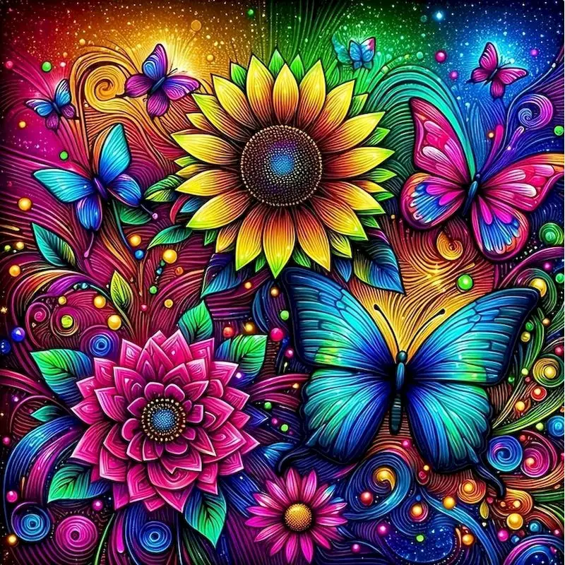 GATYZTORY DIY Diamond Painting Rose Flower Cross Stitch Sunflower Mosaic New 2025 Embroidery Daisy Home Decoration
GATYZTORY DIY Diamond Painting Rose Flower Cross Stitch Sunflower Mosaic New 2025 Embroidery Daisy Home Decoration