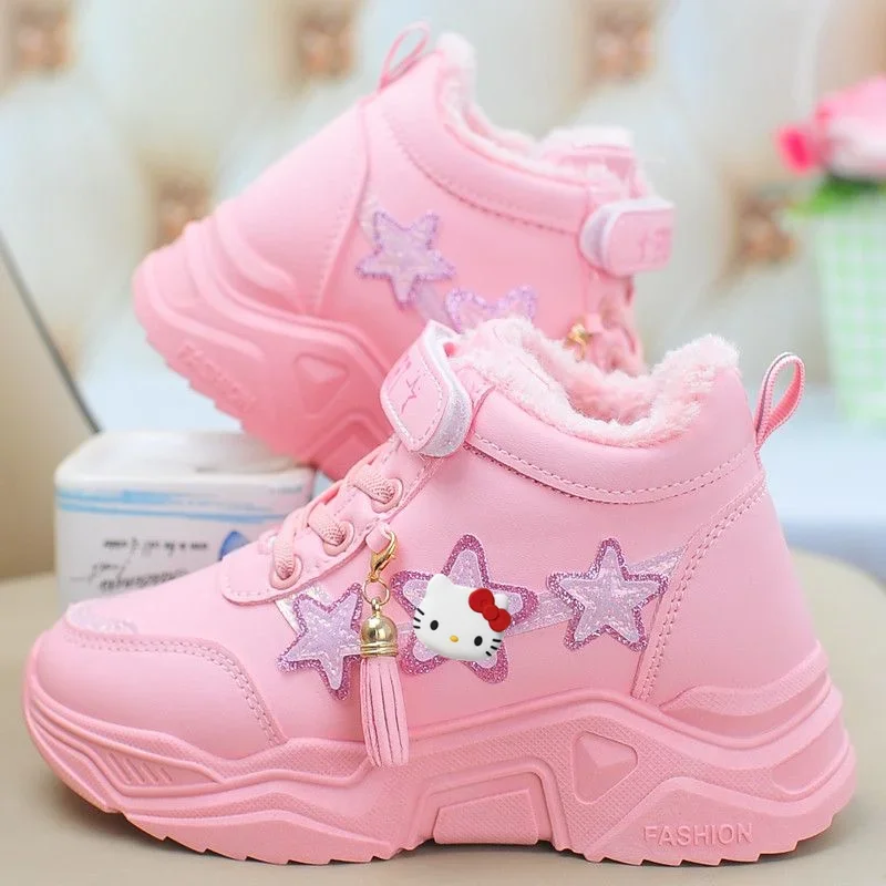 Sanrio hello kitty winter Sneakers plush warm cotton shoes Gaobang boys girls sports running shoes thickened warm casual shoes
Sanrio hello kitty winter Sneakers plush warm cotton shoes Gaobang boys girls sports running shoes thickened warm casual shoes