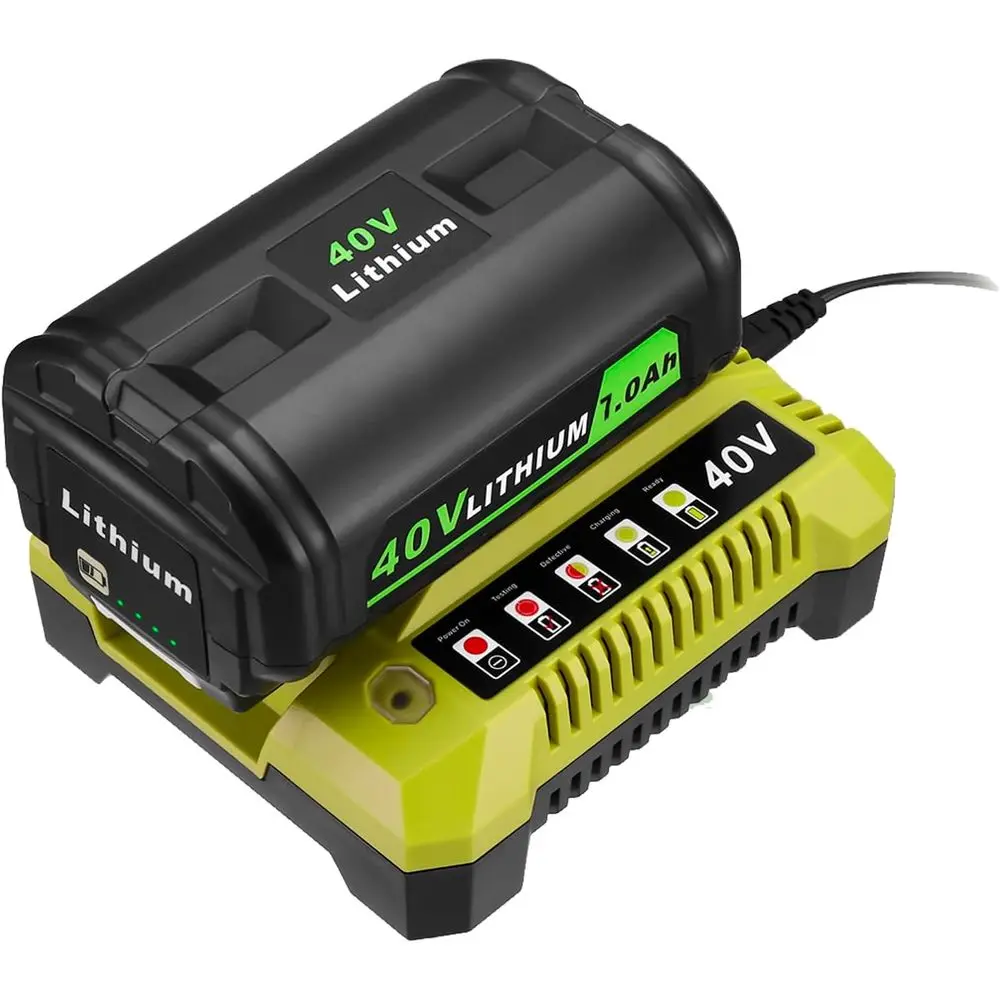 40V 7.0Ah Lithium-ion Battery Replacement for 40V Leaf Blower Combo Kits
40V 7.0Ah Lithium-ion Battery Replacement for 40V Leaf Blower Combo Kits