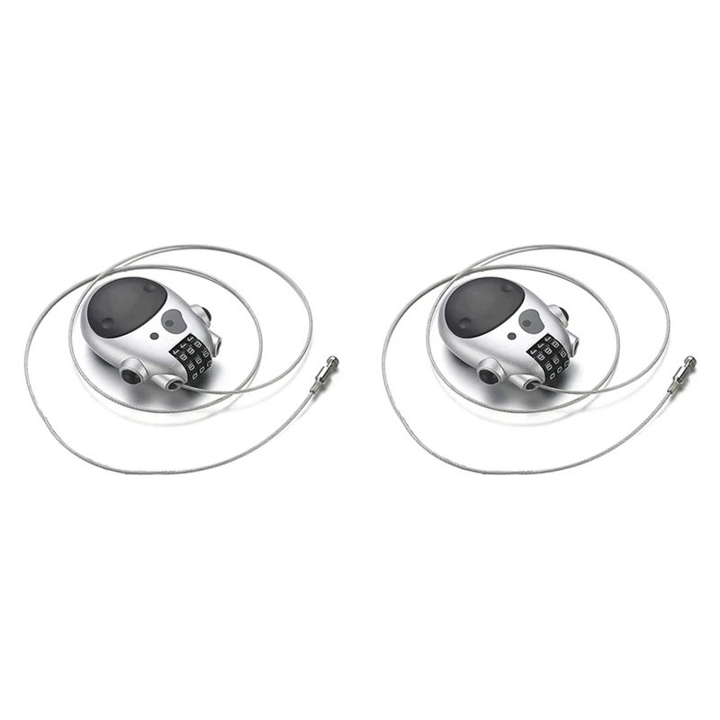 2X Bike Lock Combination Lock Luggage Locks Bicycle Lock Cable Lock Locks For Luggage 30 Inch Wire Rope,Silver
2X Bike Lock Combination Lock Luggage Locks Bicycle Lock Cable Lock Locks For Luggage 30 Inch Wire Rope,Silver