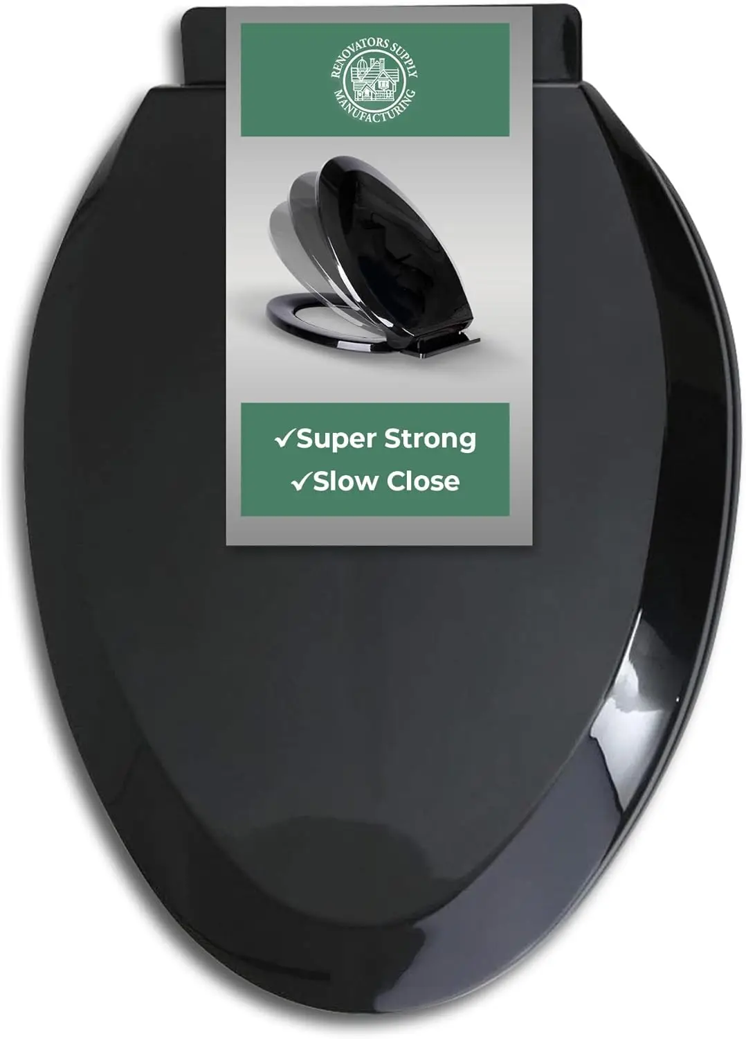 Soft Close Elongated Toilet Seat with Quiet-Close Lid, Easy Installation and Cleaning, Adjustable Mounting Hardware
Soft Close Elongated Toilet Seat with Quiet-Close Lid, Easy Installation and Cleaning, Adjustable Mounting Hardware