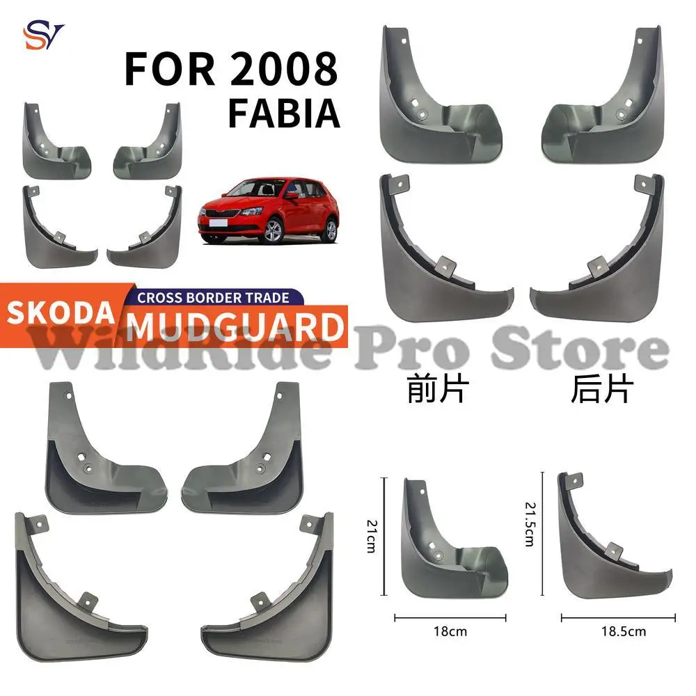 Front & Rear Mud Flaps for 2008 Skoda Fabia Car Tires PP Soft Rubber Protection with Easy Installation
Front & Rear Mud Flaps for 2008 Skoda Fabia Car Tires PP Soft Rubber Protection with Easy Installation
