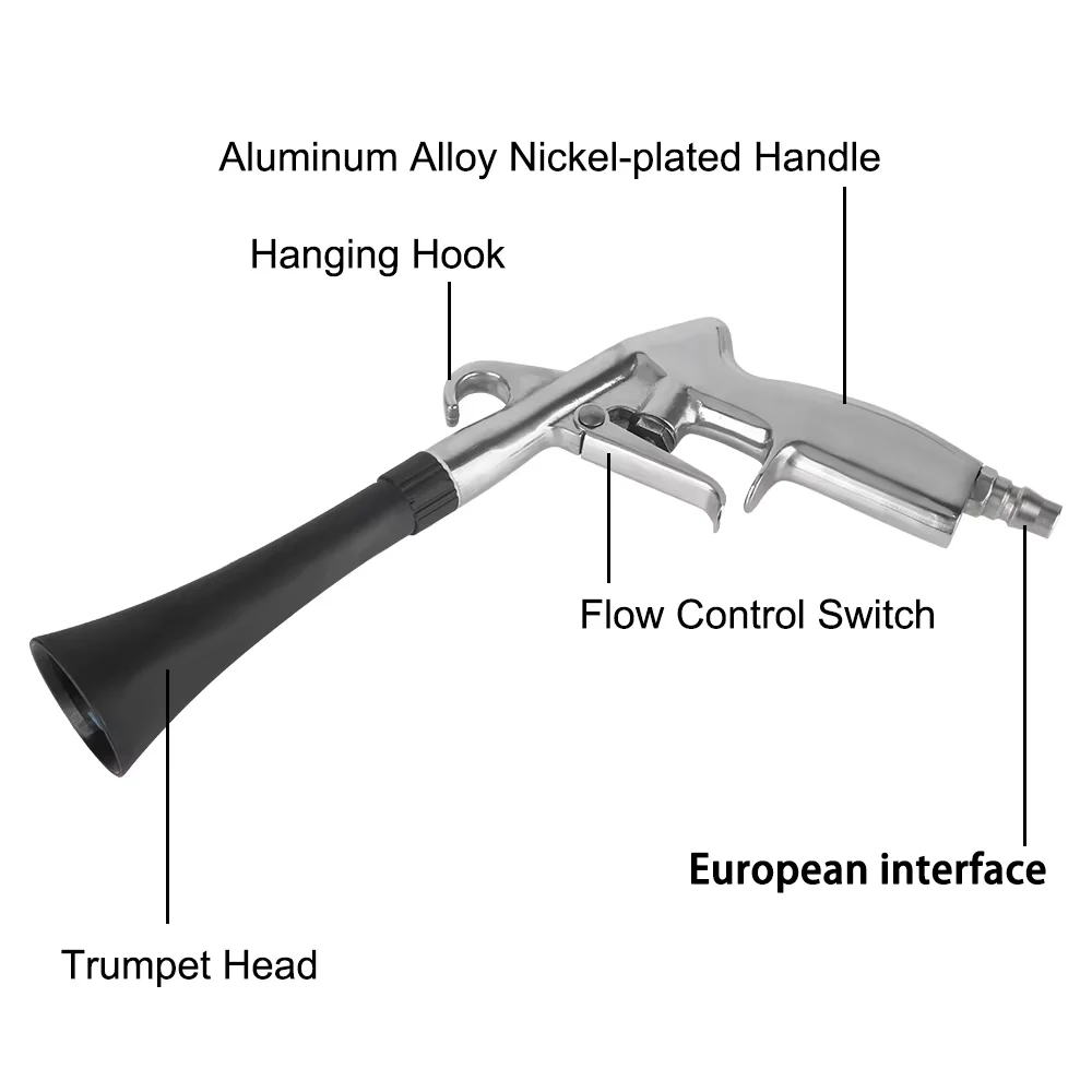 Interior Detailing Cleaning Tools 0.4Mpa-10Mpa Dry Cleaning Tornado Air Blow Car Wash Gun Auto Accessories
Interior Detailing Cleaning Tools 0.4Mpa-10Mpa Dry Cleaning Tornado Air Blow Car Wash Gun Auto Accessories