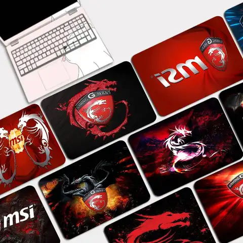 Gaming M-MSI Dragon Logo Non-slip Lockedge Speed Version Game Computer Keyboard Table Mat Cheapest Cup Mats Deskpad Home Decor