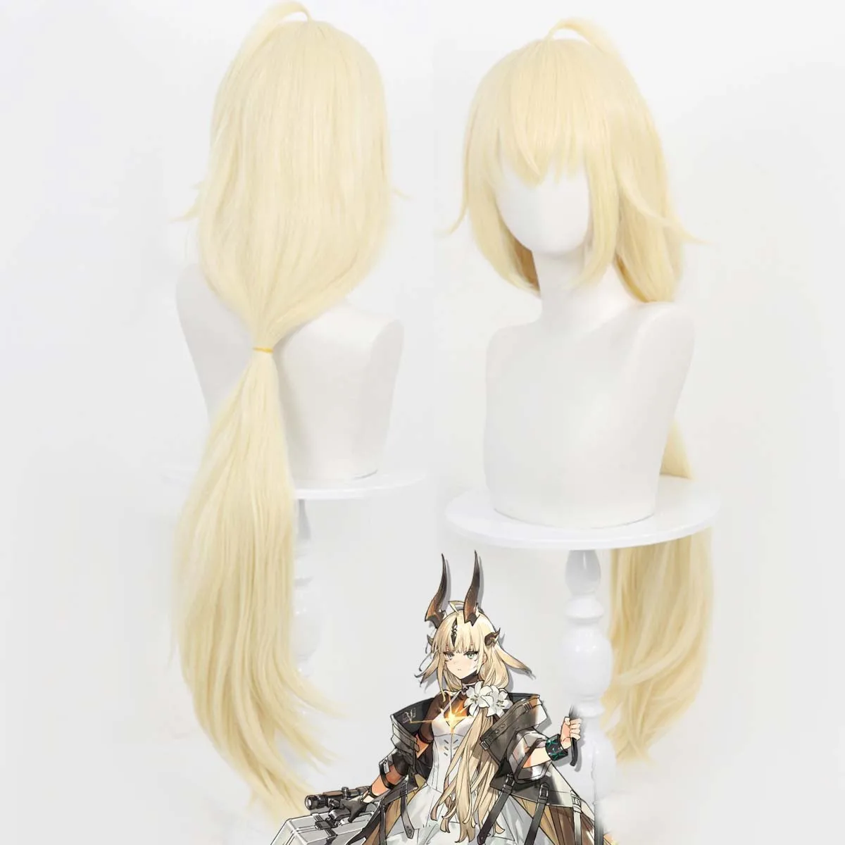 Women Game Arknights Reed The Flame Shadow Long Blonde Synthetic Hair Wig
Women Game Arknights Reed The Flame Shadow Long Blonde Synthetic Hair Wig