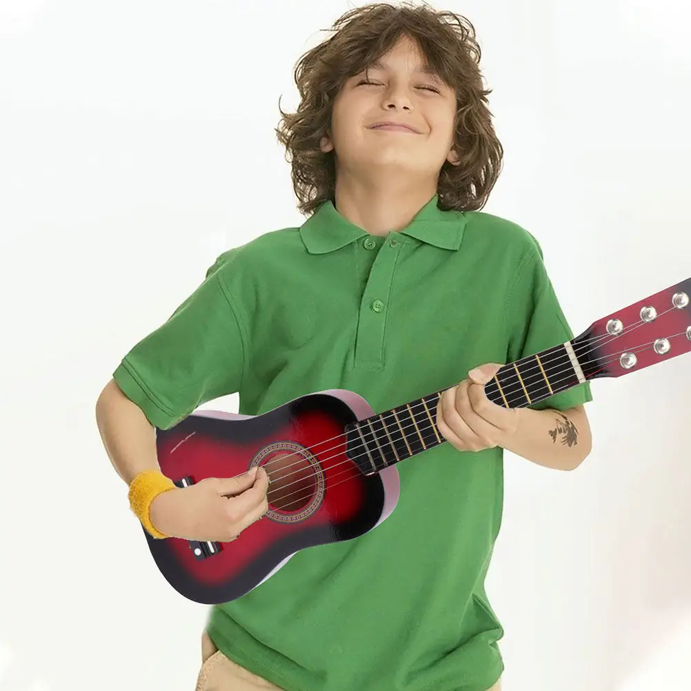 Kids Acoustic Guitar 21 Inch 6 String Wooden Lightweight Portable Educational Musical Instrument for Beginners Boys Girls
Kids Acoustic Guitar 21 Inch 6 String Wooden Lightweight Portable Educational Musical Instrument for Beginners Boys Girls
