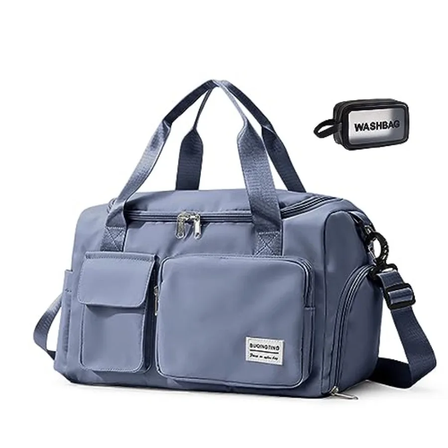 Small Gym Bag for Women, Travel Duffle Bag Carry On Weekender Bag with Shoe Compartment
Small Gym Bag for Women, Travel Duffle Bag Carry On Weekender Bag with Shoe Compartment