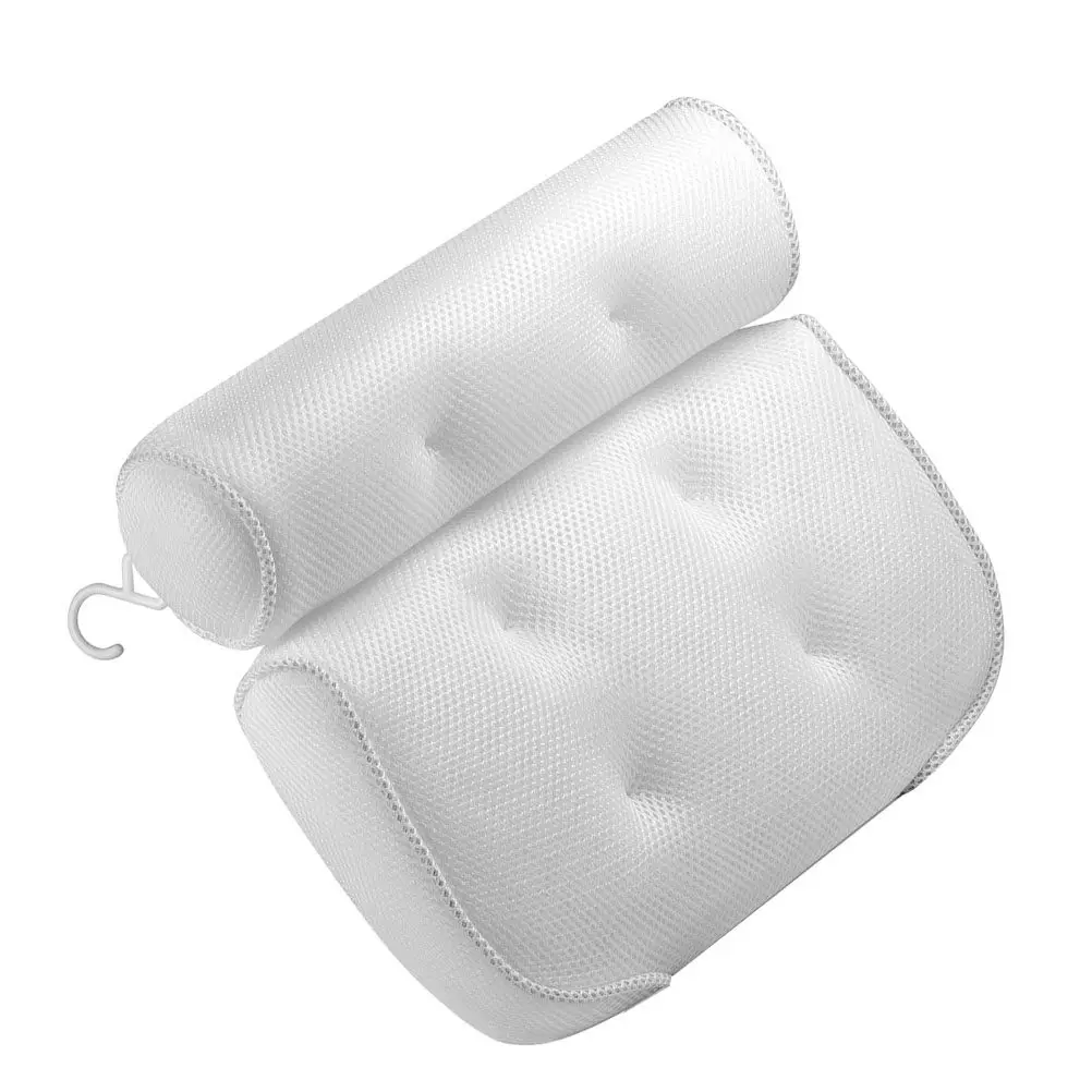 1Pcs Non-Slip Tub Pillow with Heavy Duty Suction Cups 3D Ventilated Mesh Cloth for Bathtub Spa Bathing Head Support Bathroom
1Pcs Non-Slip Tub Pillow with Heavy Duty Suction Cups 3D Ventilated Mesh Cloth for Bathtub Spa Bathing Head Support Bathroom