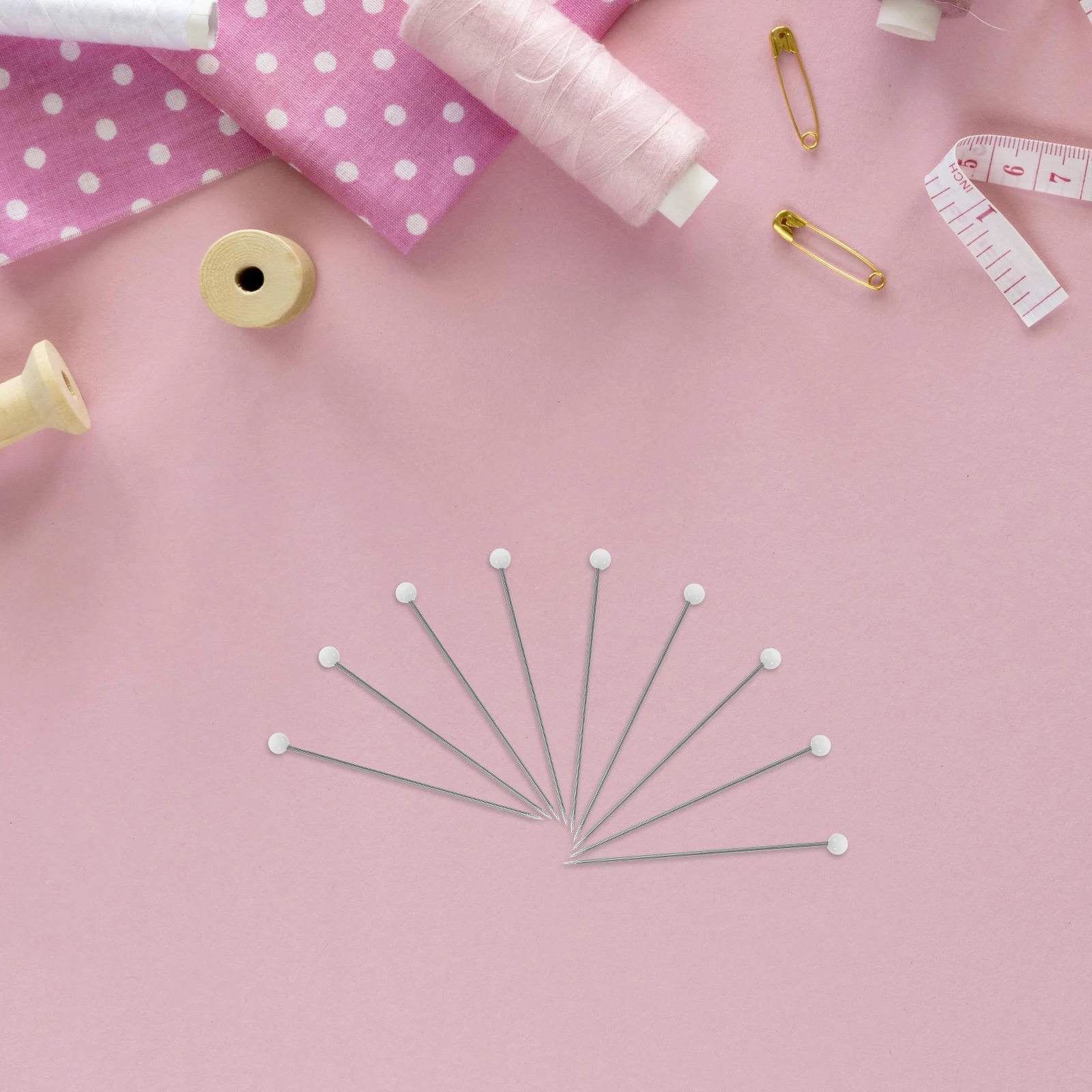 500 Pcs White Positioning Needle Fixing Sewing Pin Craft and Tool Pins for Iron Needles Crafting
500 Pcs White Positioning Needle Fixing Sewing Pin Craft and Tool Pins for Iron Needles Crafting