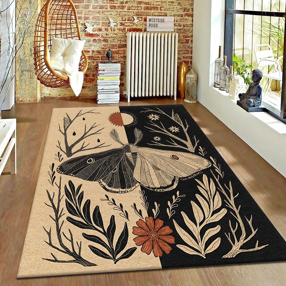 Butterfly Rug for Living Room Low Pile Throw Rugs with Rubber Backing Washable Non Slip Modern Large Area Carpet for Bedroom
Butterfly Rug for Living Room Low Pile Throw Rugs with Rubber Backing Washable Non Slip Modern Large Area Carpet for Bedroom