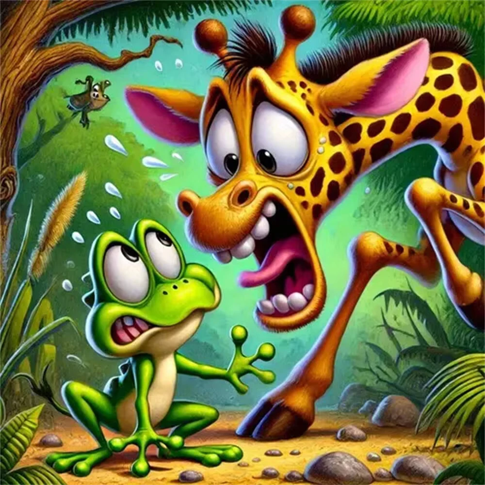 Frog Giraffe 500PCS/1024 PCS Jigsaw Puzzles Relaxing Family Activity Games for Living Room Home Decor Gift
Frog Giraffe 500PCS/1024 PCS Jigsaw Puzzles Relaxing Family Activity Games for Living Room Home Decor Gift