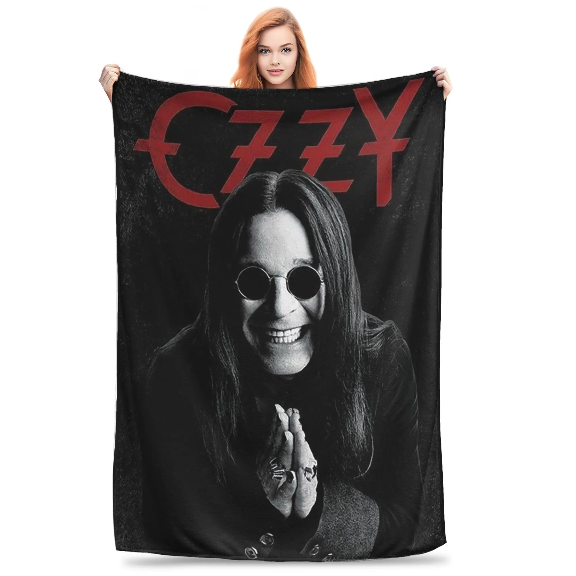 Flannel Throw Blanket Ozzy Osbourne Rock Band Heavy Metal Warm Plush Blankets Soft Bedspread For Bed Living Room Picnic Couch
Flannel Throw Blanket Ozzy Osbourne Rock Band Heavy Metal Warm Plush Blankets Soft Bedspread For Bed Living Room Picnic Couch