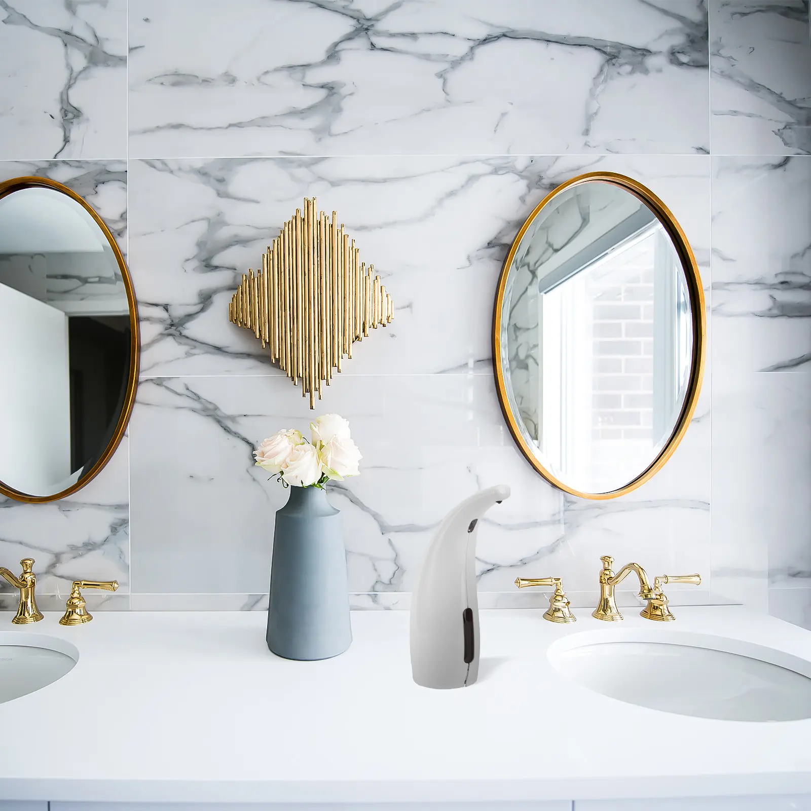 Белый автоматический бесконтактный дозатор для жидкого мыла из АБС-пластика с инфракрасным датчиком движения, водонепроницаемый
Белый автоматический бесконтактный дозатор для жидкого мыла из АБС-пластика с инфракрасным датчиком движения, водонепроницаемый