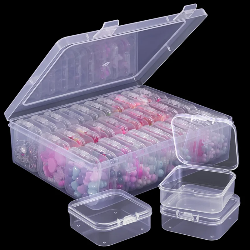 3X Bead Organizer Box, A Large Transparent Box With 30PCS Small Clear Plastic Storage Containers,Portable Craft Box
3X Bead Organizer Box, A Large Transparent Box With 30PCS Small Clear Plastic Storage Containers,Portable Craft Box