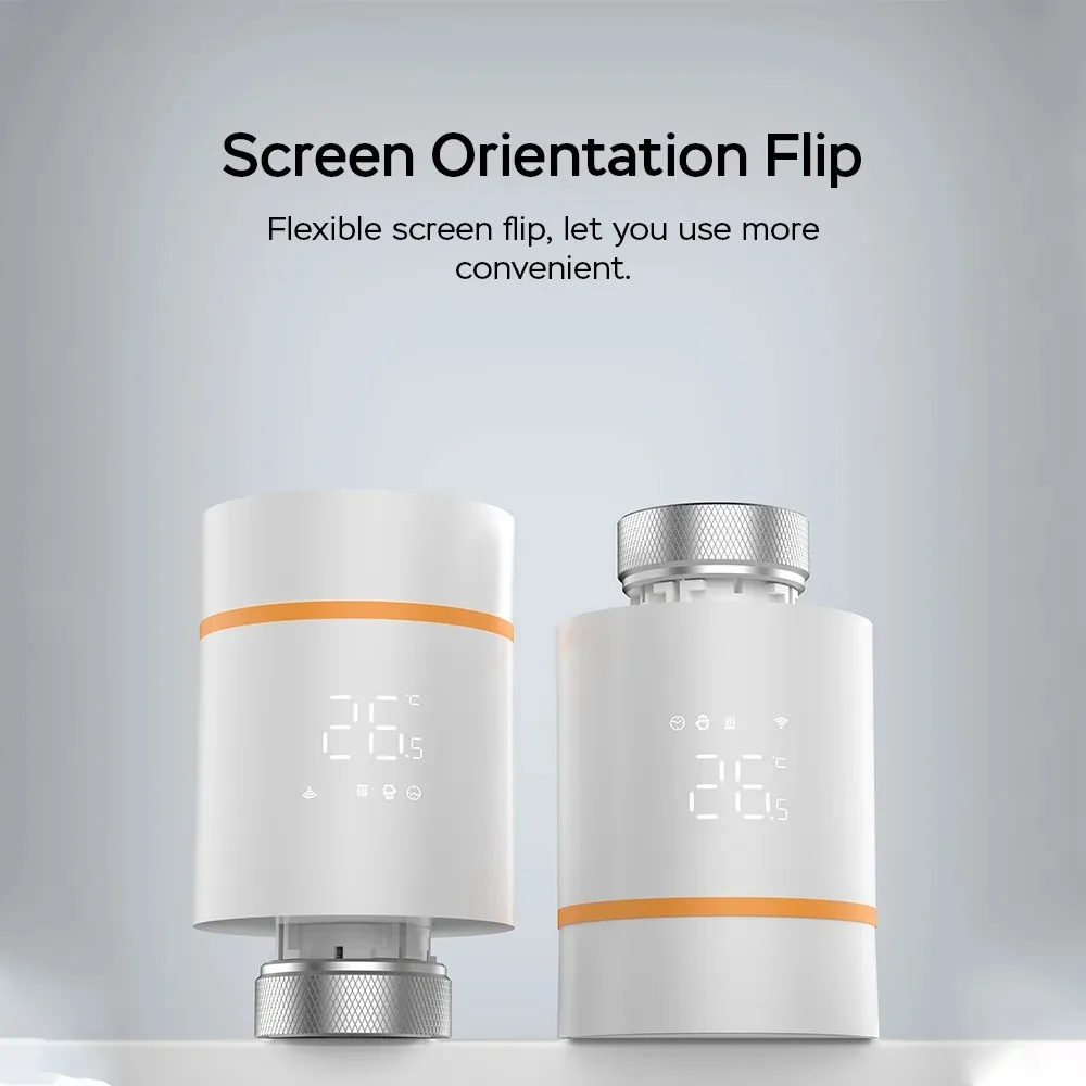 Tuya ZigBee Thermostat Radiator Valve with Temperature Display Remote Control Compatible with Alexa And Google Home