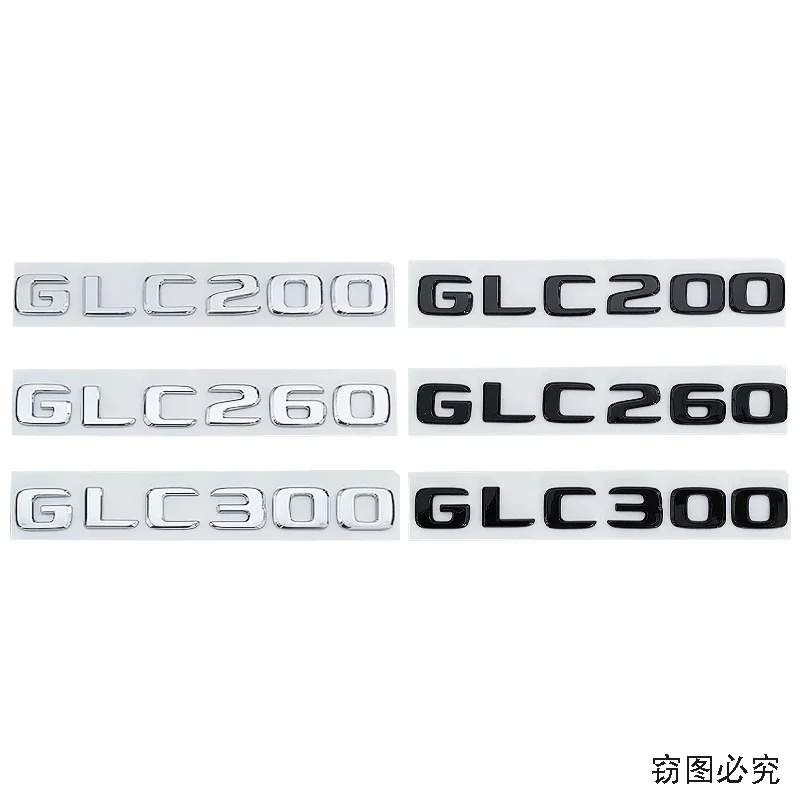 ABS Car Letter Sticker Rear Emblem Badge Tail Trunk Decals for Mercedes Benz GLC200 GLC260 GLC300 car sticker embelm
ABS Car Letter Sticker Rear Emblem Badge Tail Trunk Decals for Mercedes Benz GLC200 GLC260 GLC300 car sticker embelm