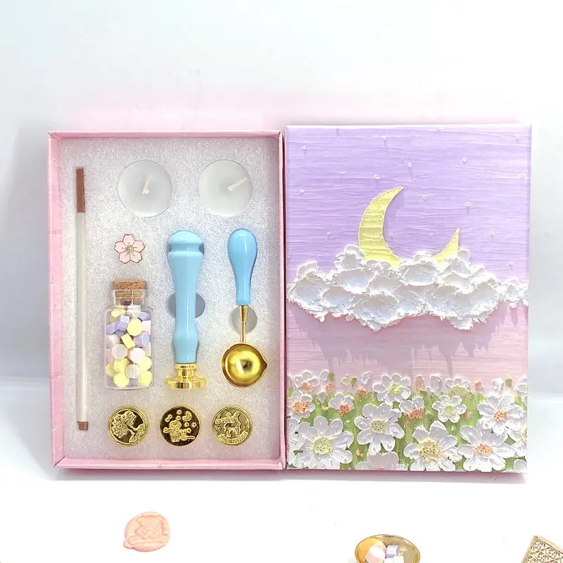 Creative Cartoon Oil Painting Sealing Wax Material Suit Sealing Wax Seal Bottled Wax Granules Rubber Stamps Envelope
Creative Cartoon Oil Painting Sealing Wax Material Suit Sealing Wax Seal Bottled Wax Granules Rubber Stamps Envelope