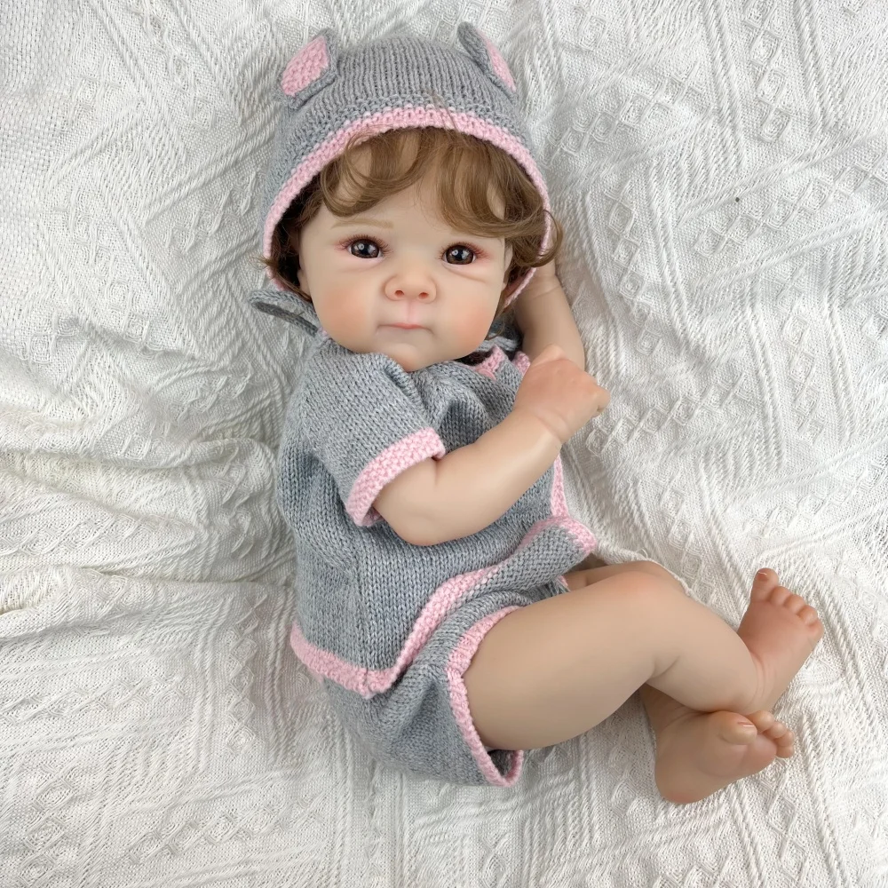 BZDOLL 45CM 18INCH Lifelike Reborn Baby Doll, Vinyl Limbs Cloth Body Doll Toy, Fashion Play House Bedtime Toy Perfect Kid's Gift
BZDOLL 45CM 18INCH Lifelike Reborn Baby Doll, Vinyl Limbs Cloth Body Doll Toy, Fashion Play House Bedtime Toy Perfect Kid's Gift